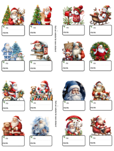 xmas labels